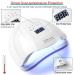 Portable USB Electric Nail Drill Kit with 120W UV LED Lamp - All-In-One Professional Nail Set for Beginners - Buy Online on GoSupps.com