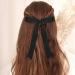 Satin Hair Bow Clips Set for Women, Girls, and Kids - Perfect for Christmas, Birthdays - French Tassel Barrette Hair Accessories - Buy Online on GoSupps.com