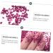 VINTORKY 1 Glass Chip Craft Crushed Glass Vintage Accessories Metallic Chips Chunky Flakes Crushed Crystal Chips Small Bulk Chips Wooden Wheels for Craft Irregular Glass Charms Filling Nail 0.5X0.3cm Rosy - Buy Online on GoSupps.com