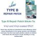 Tear-Aid Vinyl Repair Kit Type B Clear Patch for Vinyl - 3 x 5' Roll | Ideal for Tents, Awnings, Pool Liners | Pack of 1 - Buy Online on GoSupps.com