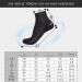 OMGear Water Socks Beach Sand Volleyball Wetsuit Fin Booties Aqua Shoes - Black Medium - Buy Online on GoSupps.com