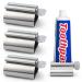LOVEINUSA Toothpaste Squeezer Tube Roller, 3PCS Stainless Steel Tube Wringer Roller Seat Holder Stand Rotate Dispenser for Creams Ointments Gels Cosmetics Glue Tubes