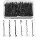 100 pieces hair pins hair clips metal hair clips with storage box black hairpins waveform hair additives for women girls and hairdressing salon