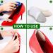 Women's Heel Pads Inserts - Prevent Heel Slip and Pain (4 Pairs) - Buy Online on GoSupps.com