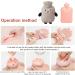 Buy Cartoon Heat Bottle - 1000ml Cat Design Hot Water Bag with Protective Cover - Portable & Light - Ideal for Warmth and Comfort - Buy Online on GoSupps.com