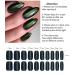 TrueShei Green Cat Eye UV Gel Nail Foils | 23 PCS Self-Adhesive Nail Stickers | Gellack Wraps for Stunning Nail Art - Buy Online on GoSupps.com