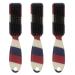 Beard Fade Brush Set - 3-Piece Soft Barber Fade Brush with Ergonomic Handle & Striped Pattern for Salon Use | International Shipping Available - Buy Online on GoSupps.com