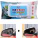 Auto Cleaning Wipes Glass Cleaner Wipes - Portable Glass and Window Cleaner Wipes for Shop Home Mirrors Eyeglass Lenses Kagrote Rainproof Wipes 80 Pieces - Buy Online on GoSupps.com