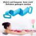 Buy Berych 90 cm Double-Sided Silicone Back Brush - Exfoliating Body Brush for Easy Showering & Foam | International Shipping Available - Buy Online on GoSupps.com