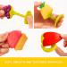 Organic Baby Teething Toys (4 Pack) by Olele Baby - BPA-Free | For Babies 6-12 Months | Natural Fruit Teether Toys for Toddlers | Soothes Gingival Pain - Buy Online on GoSupps.com