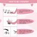 PRO Lash Clusters 72 Pcs 3D Effect DIY Lash Extension 8-16mm Volume Wispy Lashes - Adore 3D Fluffy D-8-16 Mix - Buy Online on GoSupps.com
