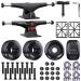 Jizmo Skateboard Trucks, Fits 7.75-8.25" Deck, Skateboard Wheels 52mm, Skateboard Bearings ABEC-11, Skateboard Tool, Skateboard Pads, Skateboard Hardware Combo Starter Set