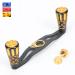JEKOSEN New Replacement Carbon Fiber 6061 Aviation Aluminum Fishing Reel Handle knobs Accessories for Baitcasting Rocker GOLD