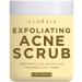 Exfoliating Acne Scrub 4 fl oz(118 ml) Exfoliating Acne Face Wash Natural Facial Scrub for Severe and Hormonal Acne Facial Acne Scrub for Teens Women Men and Adults 120-Day Supply