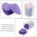 SOESFOUFU 200 Sheets Eyelash Cleaning Pads Travel Glue Cotton Pads Nail Polish Remover Clean Wipes Cleaning Gel Dip Powder Nail Remover Nail Wipes for Gel Nails Tool 4.80X4.80X0.10CM Purple - Buy Online on GoSupps.com