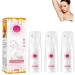 Hair Removal Mousse Gentle Hair Removal Mousse Body Hair Removal Foam Spray for Women and Men Hair Removal Spray Quick Hair Removal Moisturizing and Skin-Friendly (3 Pcs)