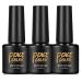 PEACECOLOR 3 x 7ml Matte Gel Top Coat LED Soak Off Gel Nail Polish Matte Finish Long Lasting No Wipe Matte Top Coat A5