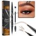 3D Double-sided Eyebrow Pencil Four-fork Tip Eyebrow Pencil for Fashion Eyebrows Sweat-proof