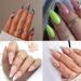 600 Pieces French Short False Nail Tips - DIY Manicure & Nail Design for Women - 12 Sizes Clear Water Drop Tips - Buy Online on GoSupps.com