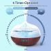 Aroma Oils Diffuser & Humidifier - 500ml Ultrasonic Essential Oil Diffuser with Remote Control for Bedroom Office & Yoga - Quiet Aromatherapy Fragrance Lamp in Brown - Buy Online on GoSupps.com