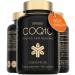CoQ10 Supplement - Coenzyme Q10 High Strength 200mg - 60 Capsules - Heart Health & Antioxidant - Vegan Naturally Fermented Ubiquinone - Co Enzyme CQ10 High Absorption - UK Made