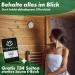 Nordholz 2-in-1 Sauna Thermometer & Hygrometer - Accurate Temperature & Humidity for Optimal Sauna Atmosphere | Premium Aluminum Sauna Accessory - Buy Online on GoSupps.com