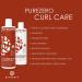 Purezero Flaxseed Oil & Shea Butter Shampoo and Conditioner Set - Curl Care for Curly Hair - Detangle, Defrizz, Vegan & Cruelty Free - Buy Online on GoSupps.com
