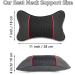 Duoyif Memory Foam Car Neck Pillow - PU Leather Headrest for Cervical Spine Support | Travel Comfort & Neck Protection - Buy Online on GoSupps.com
