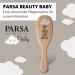 Parsa Beauty Baby Hair Brush | FSC Beech Wood & Goat Hair | Gentle Care for Fine Baby Hair - Buy Online on GoSupps.com