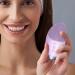 Cleansing Facial Brush | Soft Silicone Electric Exfoliator Rechargeable Waterproof Vibrating Simple Skin Care Tools for Deep Cleansing Exfoliation & Enhances Absorption Purple (English) - Buy Online on GoSupps.com