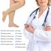 Extra Wide Calf Compression Socks Toeless 20-30 mmHg - Beige X-Large for Women & Men - Buy Online on GoSupps.com