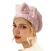 Xuanshengjia hair dryer towels - soft and absorbent fast drying hair care products with loop nodes |Towel hat for curly hair women anti-frizz hair accessories perfect pink color