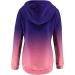Women's Purple Button Down Hoodie - Fall Fashion Graphic Sweatshirt with Pocket - Buy Online on GoSupps.com