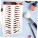 HAPINARY 5 Sheets eyebrow sticker sticker eye makeup supplies makeup eyebrow - Buy Online on GoSupps.com