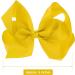 Sibba Ribbon Hair Bows Clips Barrettes - 2 Pcs 6 Inch Vintage Ponytail Holder Cheerleading Hairpin - Yellow Hairbows for Christmas, Valentine's Day, Easter - Girl's Styling Accessory - Buy Online on GoSupps.com