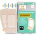 G+ GUIGABUL Silicone Adhesive Bandages 2''x4'' Extra Large 30 Counts - Gentle on Elderly Sensitive Skin - Painless Removal, Waterproof & Hypoallergenic - Buy Online on GoSupps.com