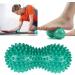 Libcflcc Peanut Shape Yoga Massage Ball - PVC Fitness & Stress Relief Body Massager for Hands & Feet - International Shipping Available - Buy Online on GoSupps.com