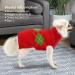 Classic Pet Sweater Roll Collar - Warm Knitted Dog & Cat Vest with Diamond Pattern | Soft Red Winter Sweater for Small Dogs & Puppies - Buy Online on GoSupps.com