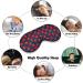 Ripe Strawberries Sleep Mask for Women - Adjustable Eye Shades with Elastic Strap | Comfortable & Stylish Sleeping Cover - Buy Online on GoSupps.com
