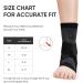 AVIDDA Ankle Support Brace 1 Pair - Adjustable Compression Foot Sleeves for Pain Relief - M/Z New Black - Buy Online on GoSupps.com