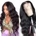 Body Wave Lace Front Wigs Human Hair for Black Women 13×4 Lace Frontal Wigs Human Hair Pre Plucked With Baby Hair 150% Density Natural Hairline virgin Brazilian Wigs HAIREASON Wigs 18 inch 18 Inch Natural Black