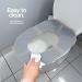 Silicone Reusable Toilet Seat Cover - Waterproof & Non-Slip for Adults, Kids, Potty Training, Public Restrooms - Travel Essentials with Bag - Buy Online on GoSupps.com