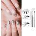HelloCreate Acrylic Nails Tool Kit French Smile Line Trimmers Nail Brushes French Tip Cutter nail Manicure Edge Trimmer with Replacement Blades - Buy Online on GoSupps.com