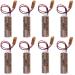 (8-Pcs) 2600mAh CR8.LHC 17450 Battery for Fuji FDK CR8-LHC Battery Memory Backup Power Source Water Meters Battery with Brown Plug 17 * 45 mm (3.0 Volt 2.6 Ah Non-rechargrable)