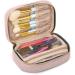 Yarwo Pink Makeup Bag Organizer | Cosmetic Brush Set Storage for Travel & Vacation | Stylish Makeup Accessories Holder - Buy Online on GoSupps.com