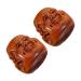 Collbath 2 pieces solid wood handball handball tension balls Small hand wood rolling handball palm massage ball handballs massage balls hand exercise massage balls practical balls