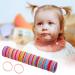 Buy Multi-Colored Baby Hair Gum for Girls - No Folds Hair Ties & Ponytailers for Infants & Toddlers | Thin Red (C One Size) - Fast International Shipping - Buy Online on GoSupps.com