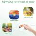 2PCS Clear Acrylic Paint Palette Set - 12 x 8 inches Oval Tray for Oil, Watercolor, Crafts - Easy Clean Non-Stick Artist Pallet with Thumb Hole - Buy Online on GoSupps.com