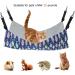 Petmolico Cat Hanging Hammock Bed - Adjustable Strap, Reversible Double-Sided Design - Large Blue Fish Pattern - Ideal for Cats, Kittens, Small Dogs & Other Small Pets - Buy Online on GoSupps.com