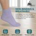 UltraDry Diabetic Socks - 6 Pairs Non-Binding Neuropathy Socks for Men and Women - Pastels Ankle Medium - Buy Online on GoSupps.com